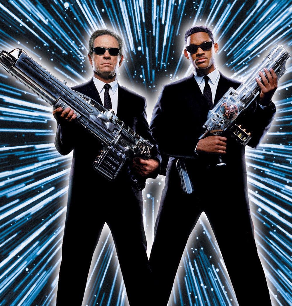 SpyHards's tweet photo. ‘Saving the earth from the scum of the universe!’

Don your best black suit and catch one of our earliest films in 1995s spy-fi blockbuster MEN IN BLACK tonight on @film4 at 9pm!

What is your favourite 90s film?

Hear more: https://t.co/lMwl1CgVXX https://t.co/3eN8DZQYfc
