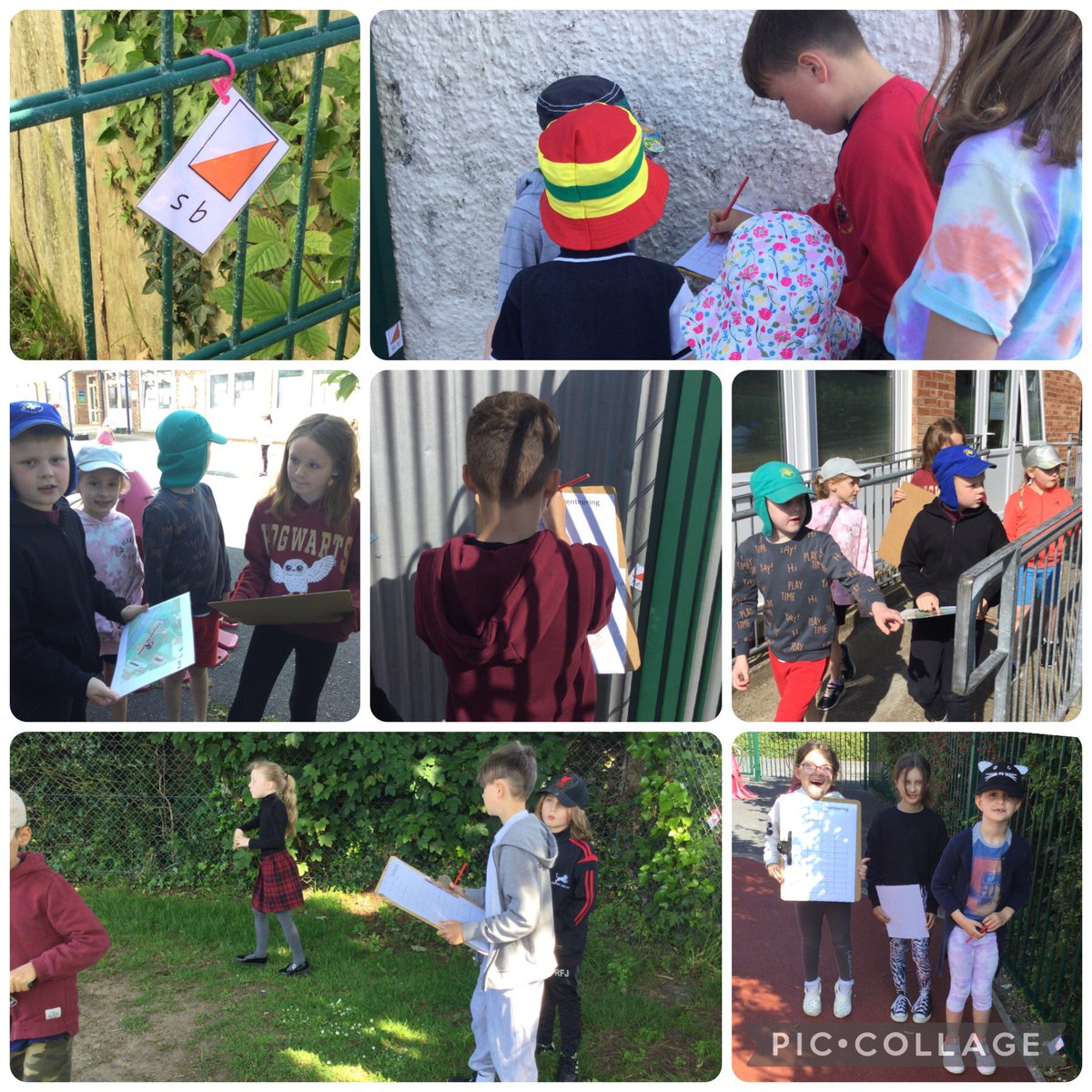 We are having great fun orienteering in our school grounds #OutdoorClassroomDay #humanities #healthandwellbeing #orienteering