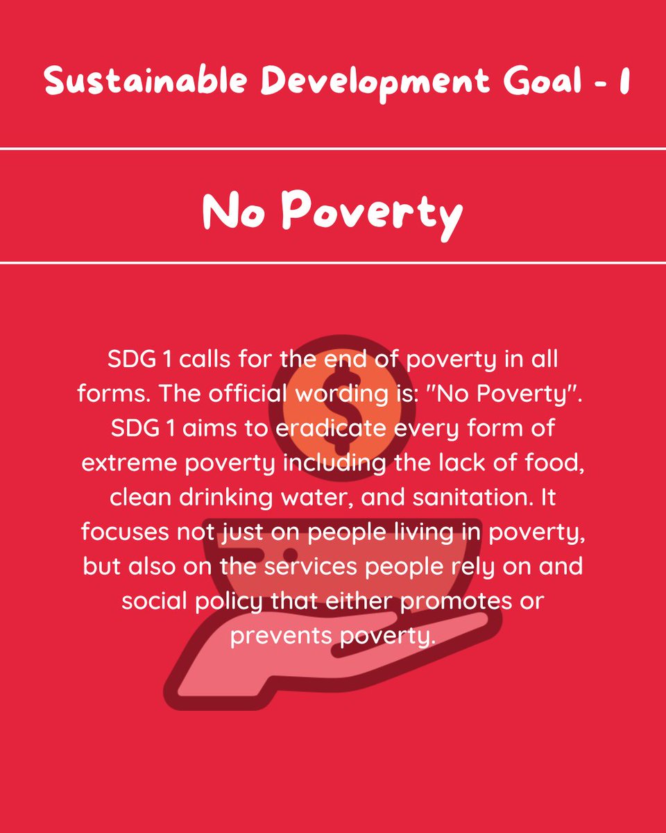 UN SDG 1 refers to the first Sustainable Development Goal (SDG) established by the United Nations. SDG 1 is aimed at ending poverty in all its forms and dimensions worldwide.
#eradicatepoverty #poverty #sdgs #empowerment #lifestylechange #resources #equity #sustainabilitymatters