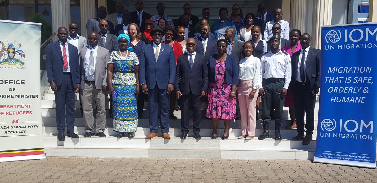 INPICTURES: participants of the 12th National Coordination Mechanism for Migration meeting, in Entebbe, Uganda 
#IGAD @IOM_Uganda #GovernmentofUganda