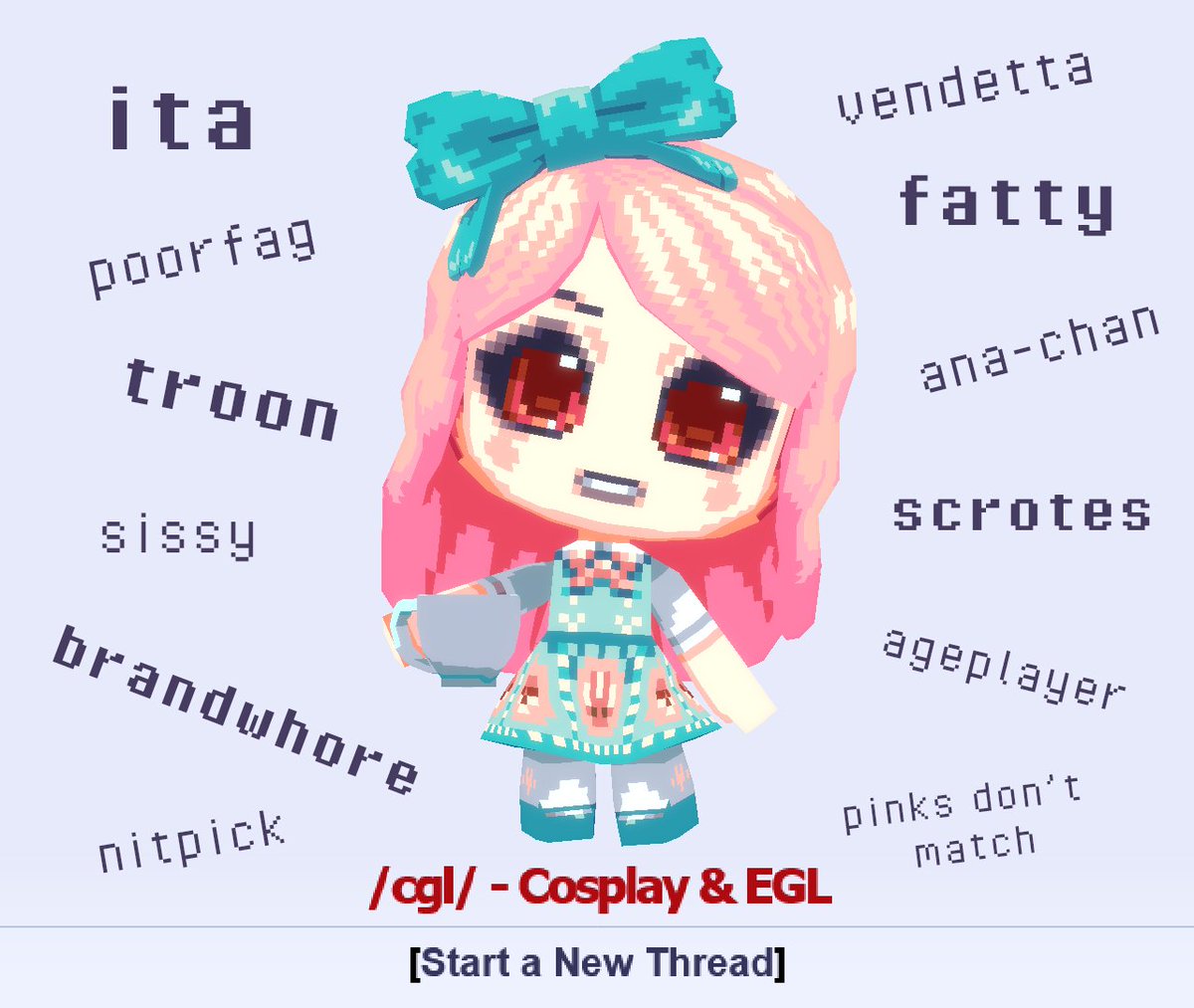 FumoStory's tweet photo. This is /cgl/-tan. She has is catty and smug, yet it's very easy to bait her into becoming a screeching mess. She can be nice at times, too! https://t.co/WN3zppc1iv