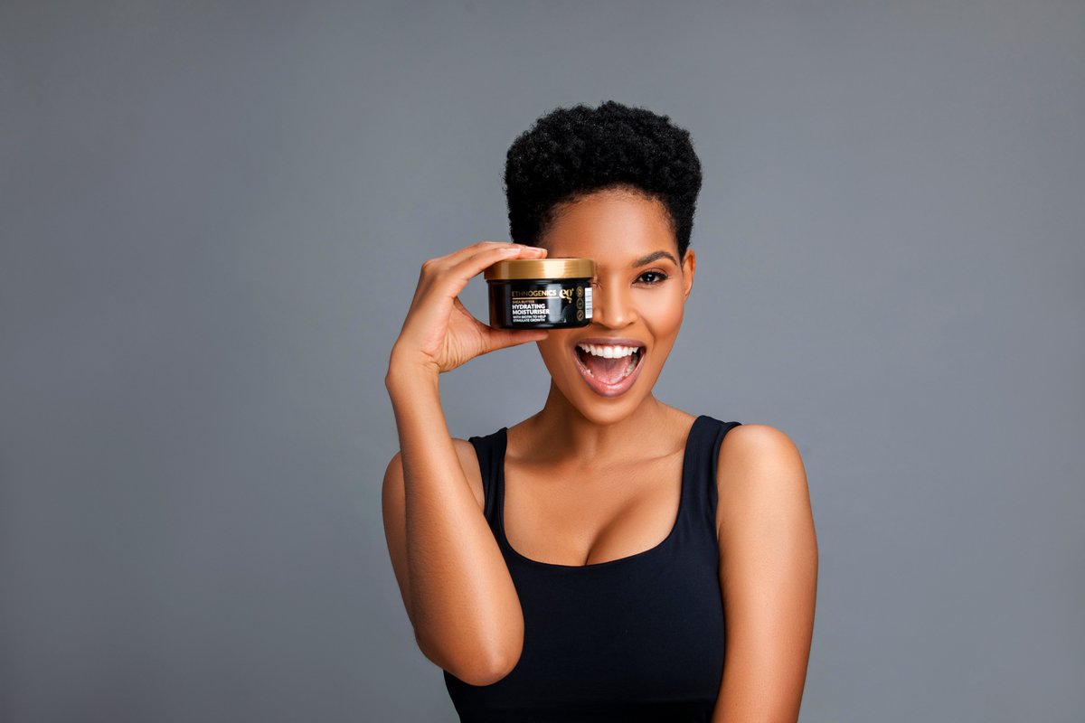 Clicks_SA's tweet photo. Have you tried our Ethnogenics Hydrating Moisturiser, by Gail Mabalane?🖤✨This multitasking natural hair product not only delivers intense moisture for damaged hair, but also strengthens and stimulates growth. 

Available at selected clicks store > https://t.co/ljJXcei4DB https://t.co/Ba79kj9bIW