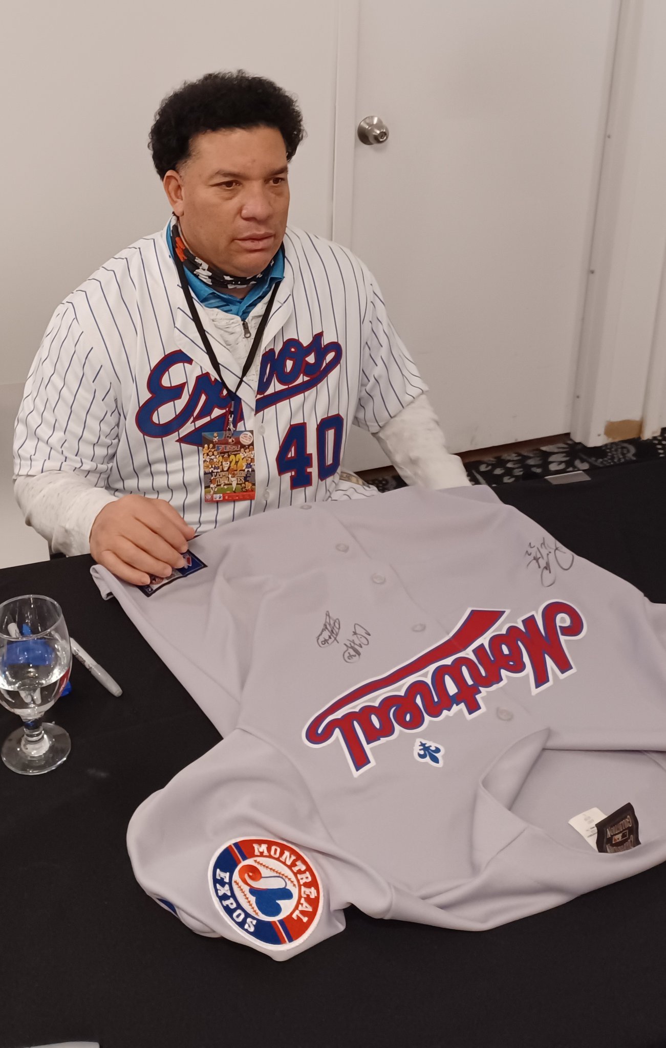 Happy birthday today to Bartolo Colon. This is a shot I took of him at several years ago. 