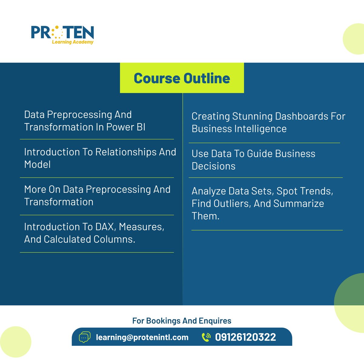 Calling all data analytics professionals! 📣📊

Take your expertise to the next level with our certification program in Advanced Excel and Power BI analysis. 

Book a Seat: bit.ly/pta-2023
#AdvancedAnalytics #CertifiedAnalyticsPro #ExcelPowerBI #DataAnalyticsCertification