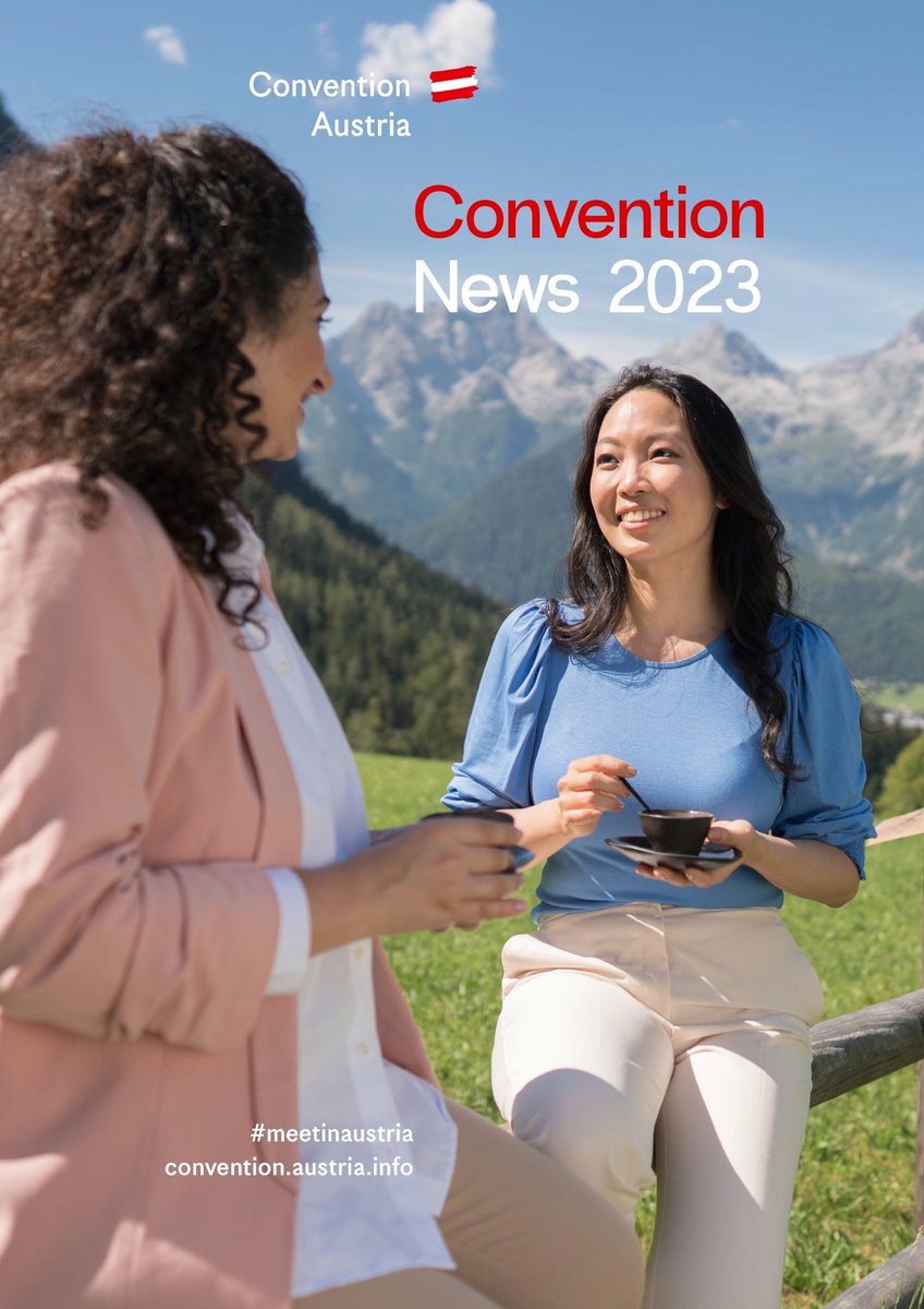 Pünktlich zur #imex23 sind unsere Convention News 2023 in Deutsch und Englisch erschienen. Ich finde, sie sind richtig gut geworden und ein Muss für alle Veranstaltungsplaner. convention.austria.info

Vor Ort findet man Österreich in Halle 8 Stand E160.