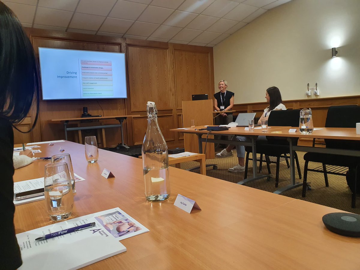 Excellent talk by UHCW ANNP Lucy Bradley <a href="/LucyB_ANNP/">lucy bradley</a> showcasing her brilliant PEEPOn NeoTrain QI work. Perinatal partnership can reduce intubation rate in extreme preterm babies <a href="/UHCW_NICU/">UHCW Neonatal Unit</a>