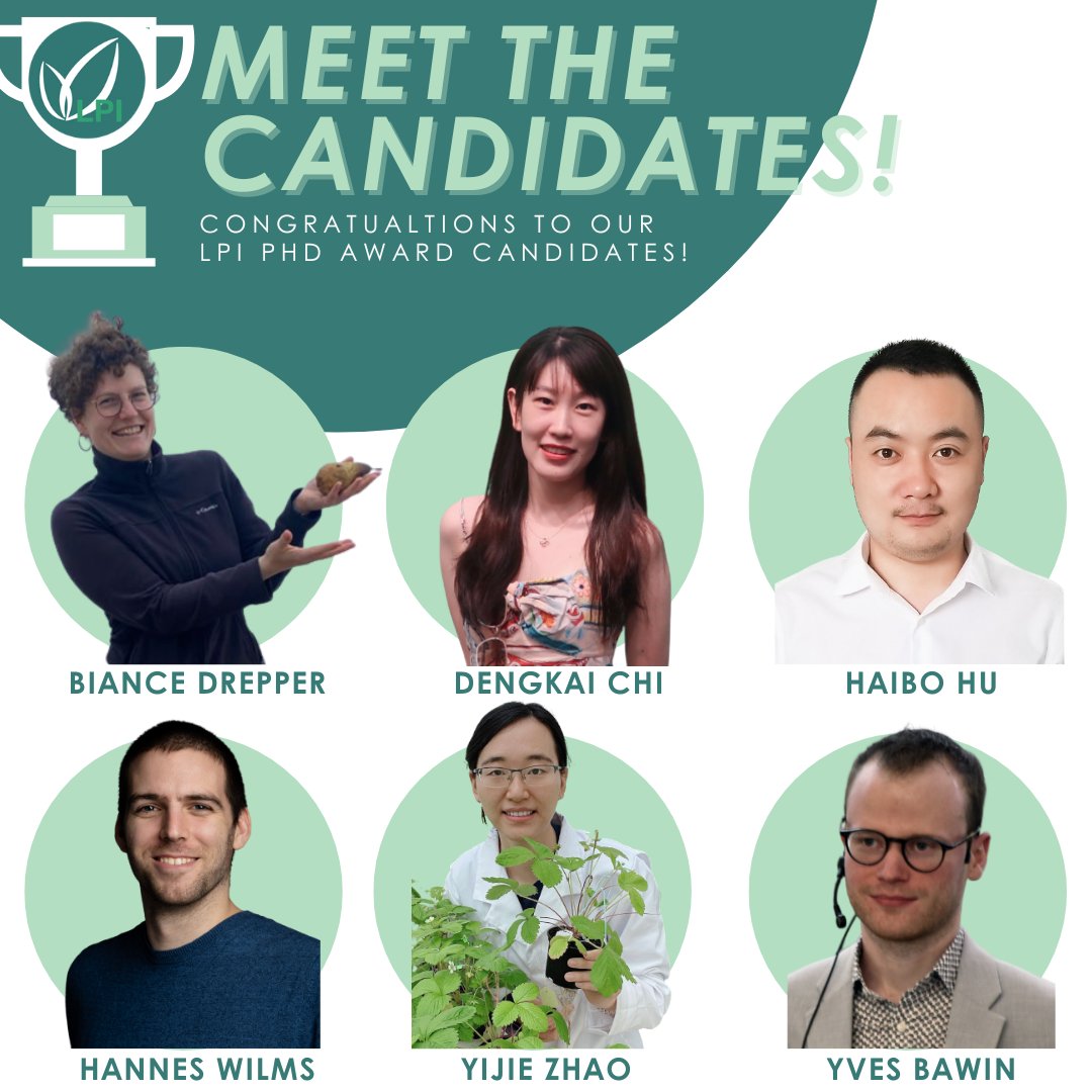 KU Leuven Plant Institute (@leuvenplantinst) on Twitter photo 🏆🌿#MeetTheCandidates: Congrats to our candidates for the LPI #PhDAwards!
Find out more about their exciting #plantresearch on 02/06 at Arenberg Castle.
Well done to Bianca Drepper, <a href="/dengkai_chi/">Dengkai Chi</a>, <a href="/haibohu2018/">Haibo Hu</a>, <a href="/wilmske/">Hannes Wilms</a>, <a href="/YijieZhao8/">Yijie Zhao 🐰</a> and @YvesBawin!
👉forms.gle/nTJHwdEtD11oEw… 🏆🌿#MeetTheCandidates: Congrats to our candidates for the LPI #PhDAwards!
Find out more about their exciting #plantresearch on 02/06 at Arenberg Castle.
Well done to Bianca Drepper, <a href="/dengkai_chi/">Dengkai Chi</a>, <a href="/haibohu2018/">Haibo Hu</a>, <a href="/wilmske/">Hannes Wilms</a>, <a href="/YijieZhao8/">Yijie Zhao 🐰</a> and @YvesBawin!
👉forms.gle/nTJHwdEtD11oEw…