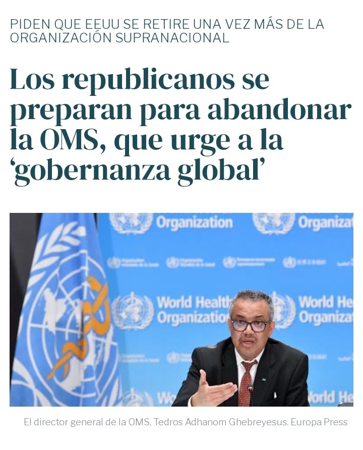 Salir ya de OMS todos los países...
gaceta.es/estados-unidos…