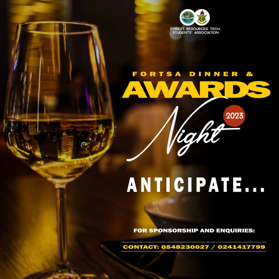 FORTSA_KNUST's tweet photo. 📍📍ANTICIPATE📍📍
It's going to be a night of glamour and an unforgettable experience! @FORTSA_KNUST present to you the 2023  FORTSA DINNER &amp; AWARDS NIGHT🎉🎉 which will be coming off soon!! Watch out and Stay tuned for all the details and updates🥂🥂 https://t.co/pwJcPzI4XC