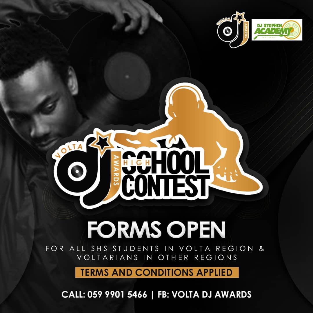 Pick forms via 👇 to participate in DJ School Contest in line to celebrate our 3rd Anniversary. 

NB: Participants must be identified as a student of any said school he or she decides to represent. 

Call: 0599015466 or  0246157817
cc: <a href="/mceeflexal/">Mcee Flexal</a>  @SK_Hlordze 

#vdja23