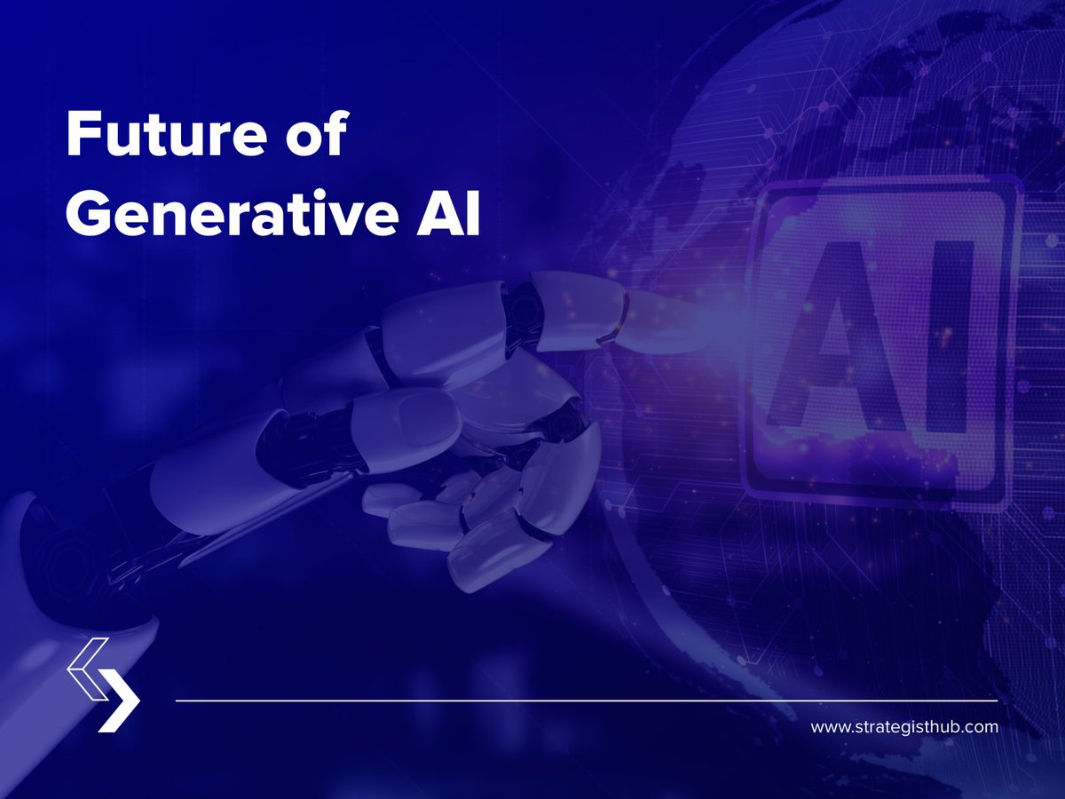 StrategistHub's tweet image. Are you curious &amp;amp; passionate to know about the transformative power of Generative AI and its impact on creativity, personalized experiences, and scientific advancements? 

This thread will give you insights about the future of Generative AI. 

#GenerativeAI #ai #aitrends2023