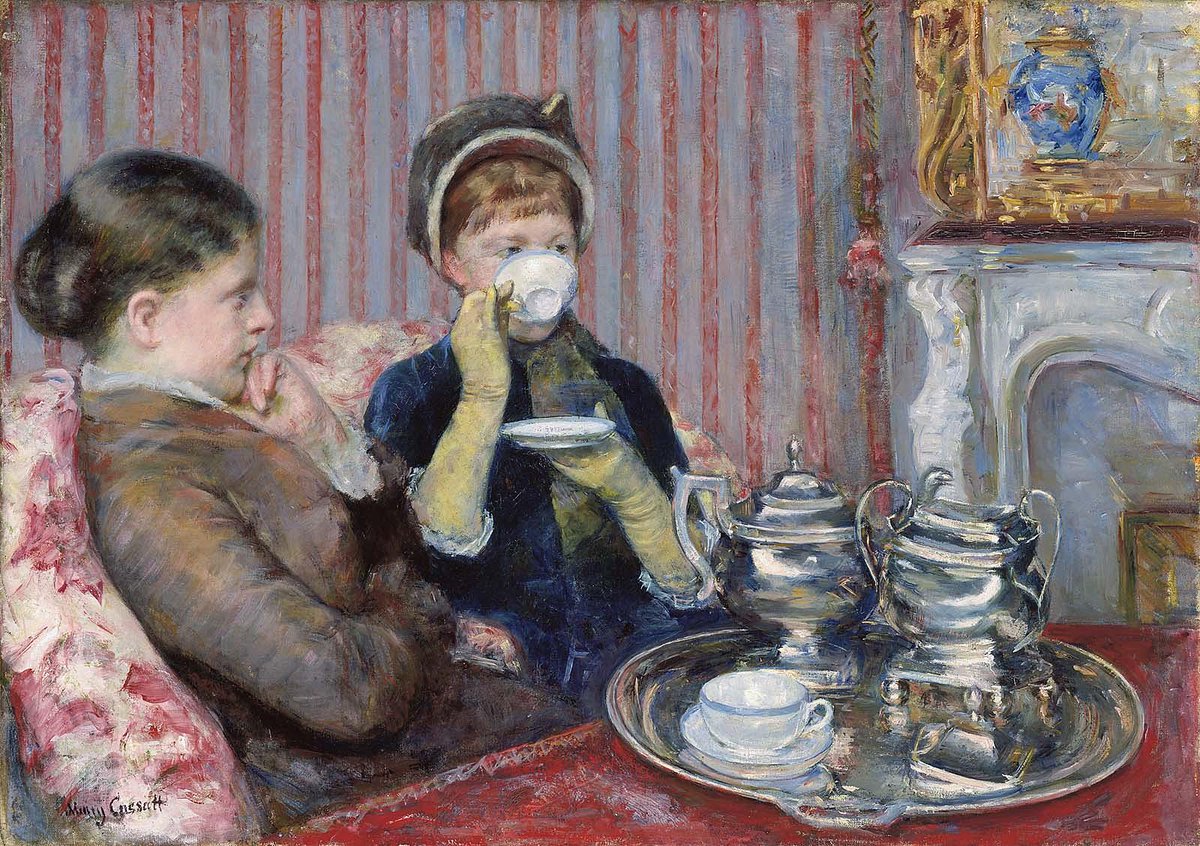 #teatime #party #women #friends #art #fiveoclock #elte #te #tealovers #art #arte #painting #oleo #oil #frenchpainting