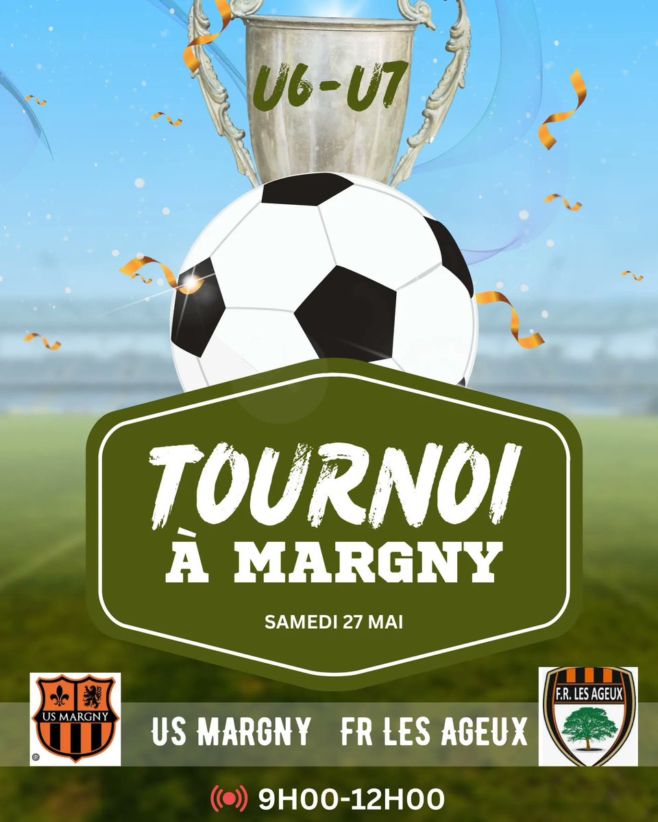 lesageuxfoot's tweet photo. ⚽Programme du weekend pour nos équipes 🟠⚫⚽
vétérans et U8-U9 au repos.
 U12-U13  plateau à domicile.
 U10-U11 équipe A  plateau à domicile.
 U10-U11 équipe B  festival départemental U10-U11 à Compiègne (matchs 4 contre 4) 
U6-U7  tournoi à Margny. 

#fff #districtoise https://t.co/K1vGCPsTa1