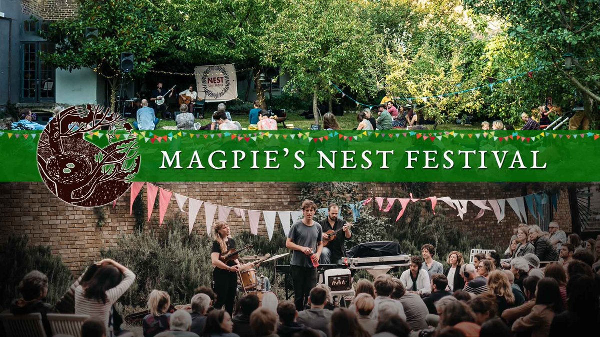 #FromOurFriends

Sat 3 June join @NestFolk at Master @the_shipwright's Palace for their Magpie's Nest Festival, celebrating the finest folk and roots music from around the world!

thenestcollective.co.uk/events/magpies…