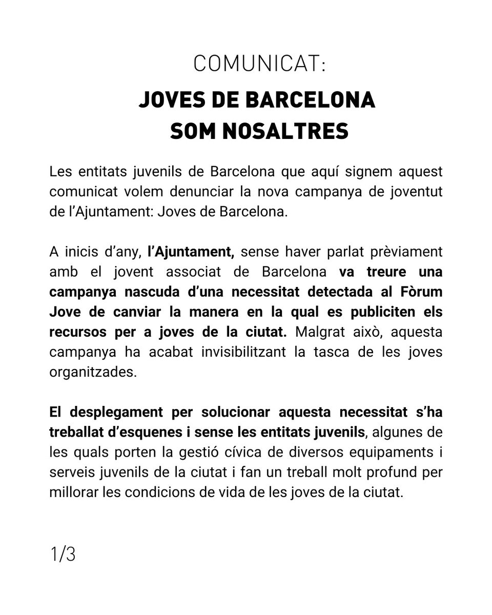 Casals de Joves tweet media