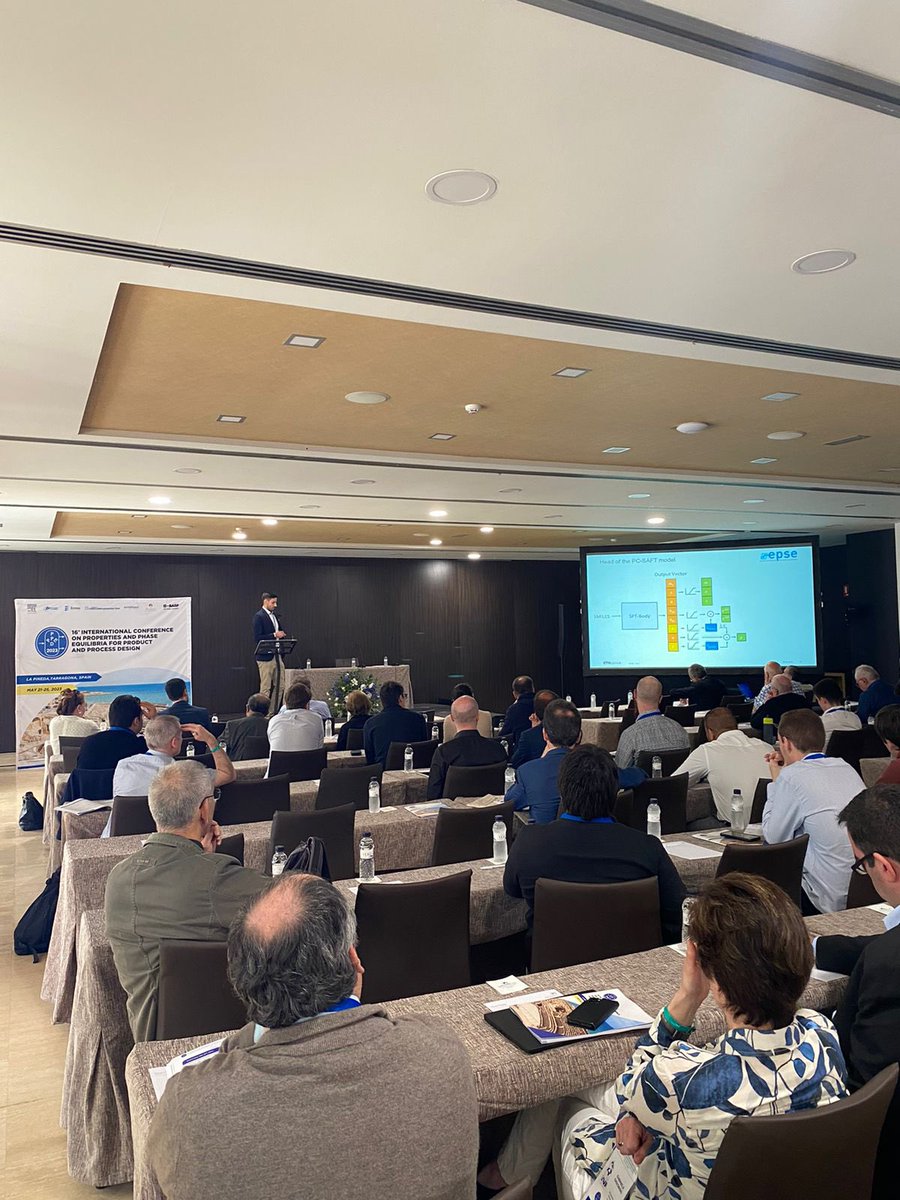 ppeppd2023's tweet photo. Speaking the language of molecules: How natural language processing can predict
PC-SAFT parameters by Philipp Rehner from @ETH_en #ppeppd2023 @ppeppd2023 https://t.co/W631MdCeWn