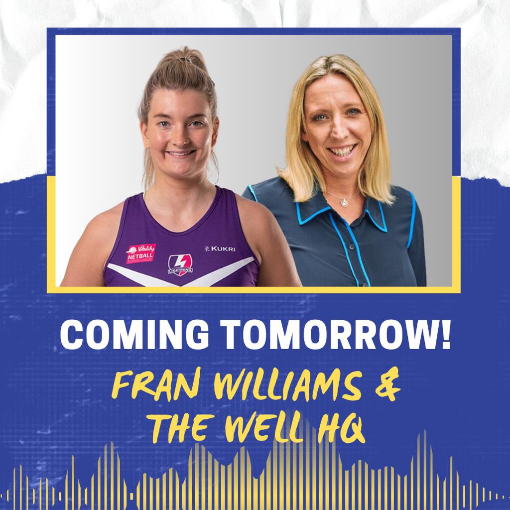 Qtr Time Podcast (@qtrtimepod) on Twitter photo Episode 16 is The Female Athlete Part 2, featuring <a href="/EnglandNetball/">England Netball</a> & <a href="/LboroLightning/">Loughborough Lightning Netball</a> defender <a href="/fwills11/">Francesca Williams</a>, alongside Dr <a href="/ezross/">Emma Ross</a> from <a href="/thewellhq/">thewellhq</a> š„³š¤©
Part 2 will be released tomorrow, and in the meantime you can catch up on Part 1 with <a href="/natmedhurst/">Nat Medhurst</a> here:
š linktr.ee/Qtrtimepod Episode 16 is The Female Athlete Part 2, featuring <a href="/EnglandNetball/">England Netball</a> & <a href="/LboroLightning/">Loughborough Lightning Netball</a> defender <a href="/fwills11/">Francesca Williams</a>, alongside Dr <a href="/ezross/">Emma Ross</a> from <a href="/thewellhq/">thewellhq</a> š„³š¤©
Part 2 will be released tomorrow, and in the meantime you can catch up on Part 1 with <a href="/natmedhurst/">Nat Medhurst</a> here:
š linktr.ee/Qtrtimepod