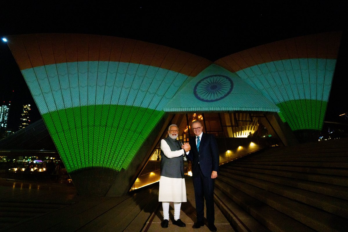 Sydney turning it up for Indian Prime Minister <a href="/narendramodi/">Narendra Modi</a> 🇦🇺🇮🇳