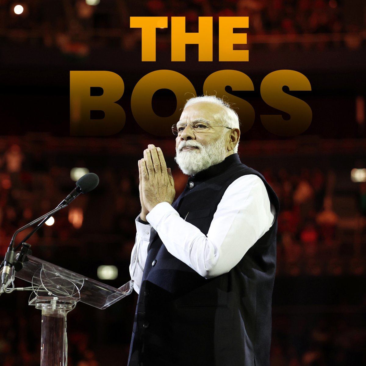 mrgulabjamuns's tweet image. The Boss @narendramodi  #ModiInAustralia