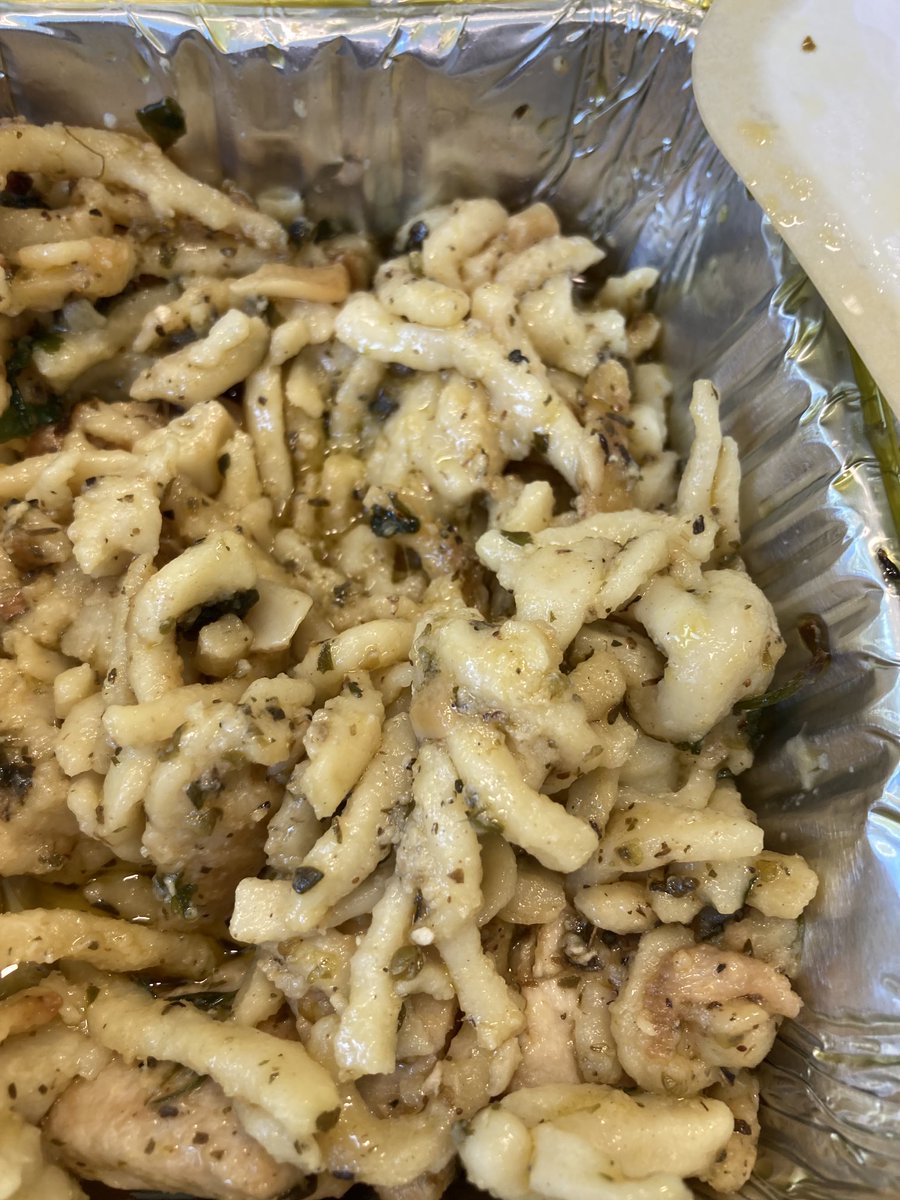 WraggAngel's tweet image. Nice chicken and fresh Linguine made at ⁦@OutwoodCity⁩ by yr10 , Attendance Team give it 10 out of 10