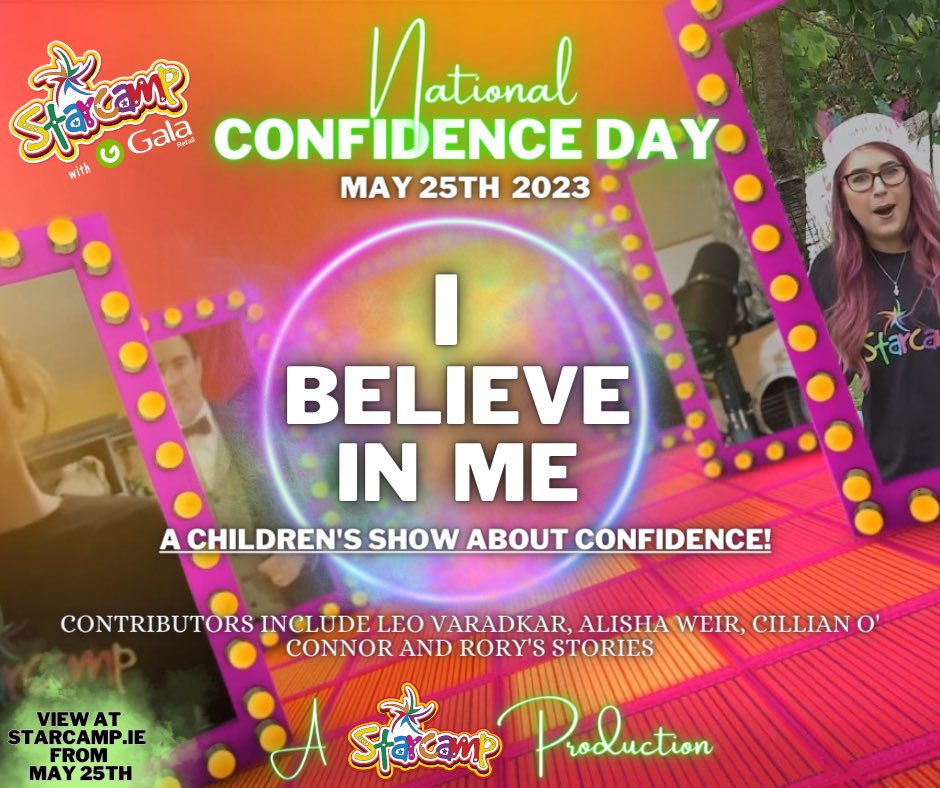 StarcampIreland's tweet photo. Watch Our Confidence Day show preview here https://t.co/doyy3LmIUG https://t.co/N4fFgxAx2h