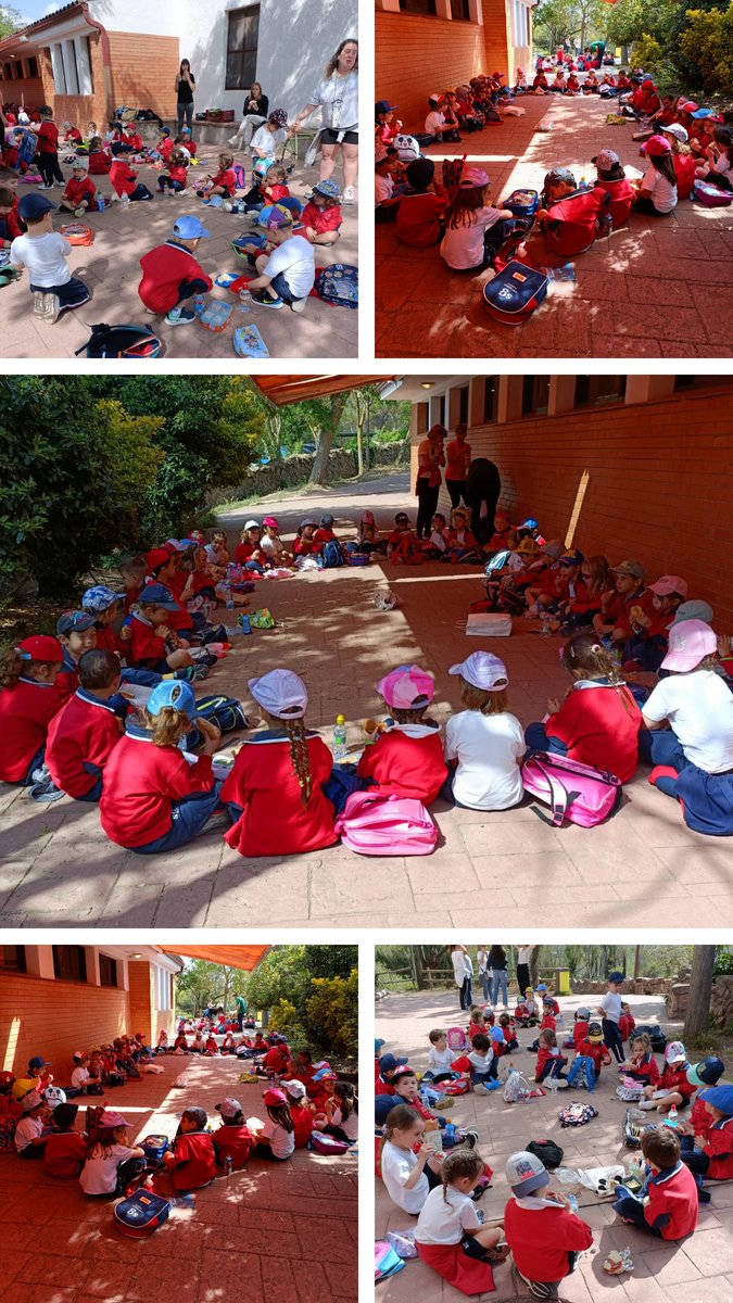 #Infantil. Ja estem a Begues, a la casa de Can Rigol.
Hem esmorzat per agafar forces i a divertir-nos!!!!