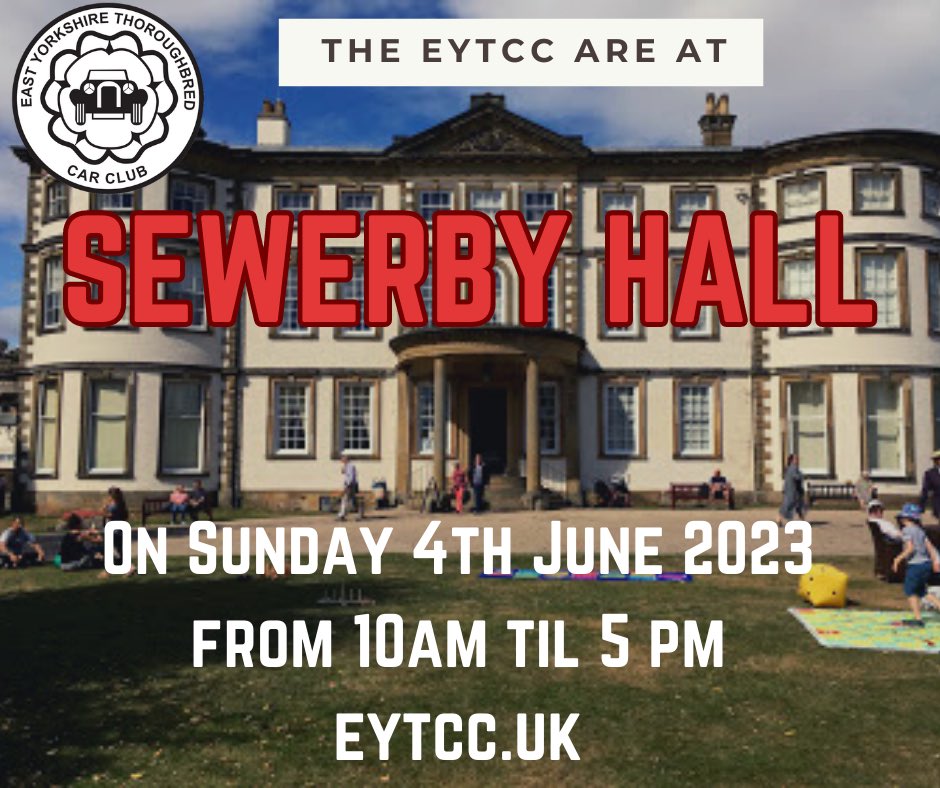 Don’t forget our next event is at Sewerby Hall and Gardens 

eytcc.uk/events-calenda…