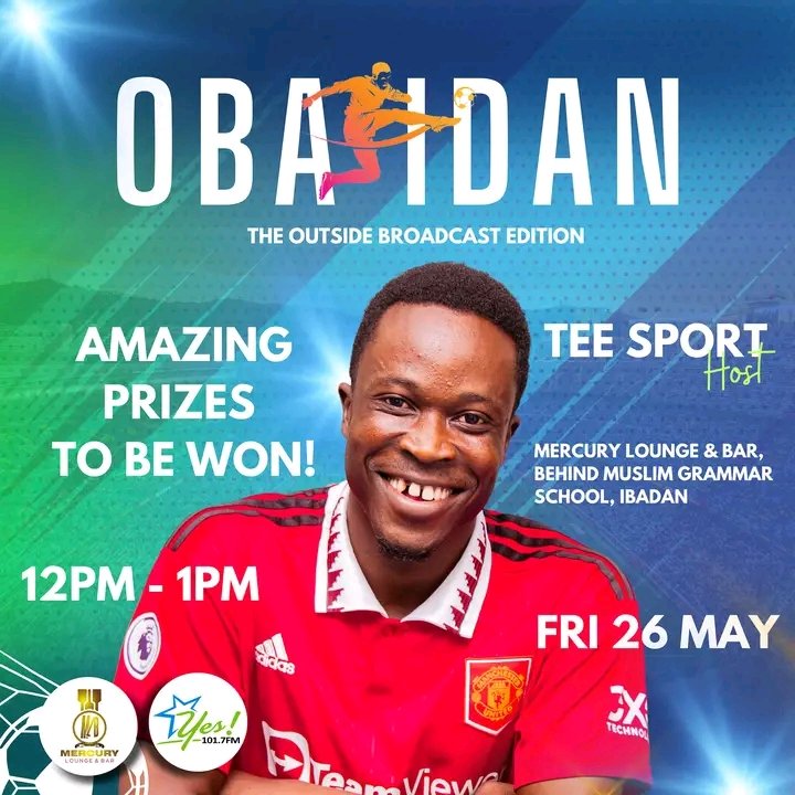 Teesport24's tweet photo. We are ready to hit the #street 
Live from Mercury lounge and bar

Muslim
academy
odinjo
olomi
ayegun
Olorunsogo
amuloko
Akanran

#ObaIdan
#TeeSport24
#yorubasport https://t.co/bkFmu0dyqR