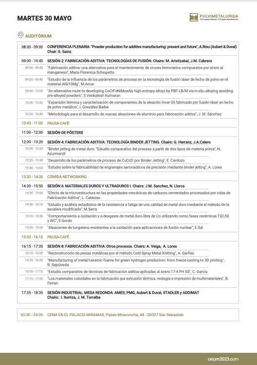 Congreso de Pulvimetalurgia CEIPM2023 tweet media