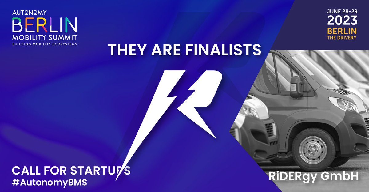 AUTONOMY's tweet image. We&apos;re thrilled to announce the three outstanding finalists for the Berlin Call for Startups! 🎉 

Introducing our talented finalists:
1️⃣ @BusUp_es Technologies 🇪🇸  
2️⃣ @Movacar2 🇩🇪 
3️⃣ @Rider_gy GmbH 🇩🇪 

🗓️ Save the Date: 28/29th June at The Drivery. 

 #AutonomyBMS