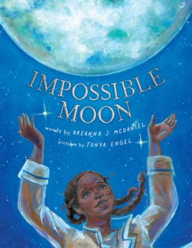 GlasgowSLO's tweet image. #WeeWrite Wednesday 7th June: Impossible Moon by Breanna J. McDaniel (#bremacbooks on insta) at 10:15am and 1:15pm. P1-3 are invited to join Mable in her journey through the stars and discover what happens when trying reach the moon.🌕🌠🌌