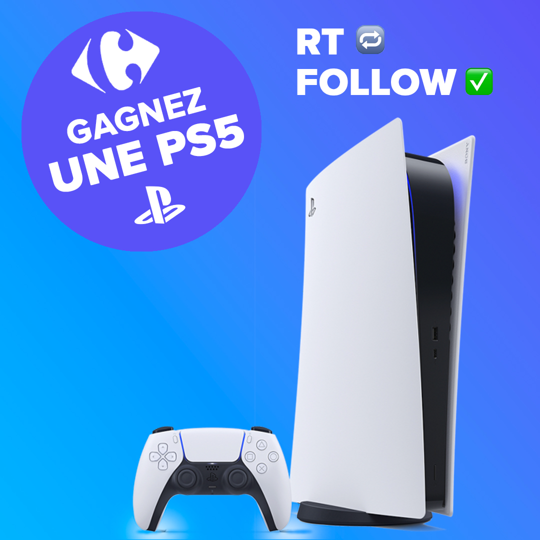 PlayStation France on X: La #PS5 est disponible : tentez de gagner 1 #PS5  + 1 TV 4K @SonyFrance + 1 barre de son ! Pour participer : RT + tweetez  avec #PS5  / X