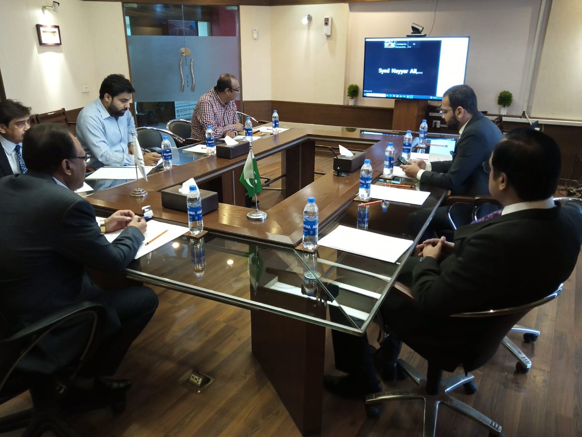 EODBSindh's tweet photo. Secretary Investment Sindh,  Dr. Syed Mansoor Abbass Rizvi chaired a  2nd meeting on MIRS ( Modernized Inspection Regime System) with @PITB_Official  relevant agencies and stakeholders. https://t.co/xnzhOyOS7p