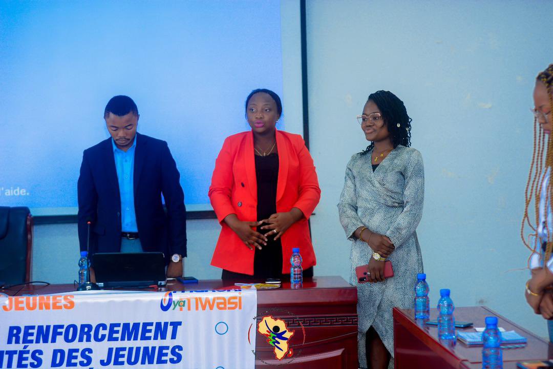 Maj_kinshasa1's tweet photo. #HappeningNow 
Kinshasa, Nouveau bâtiment administratif 
Ouverture de l’atelier de renforcement des capacités des jeunes sur les violences basées sur les genres et la masculinité positive
@MakokiYaMwasi 
@IpasOrg 
@abefnd_rdc 
@Mulunda_JC 
@sakalemien https://t.co/6SfxZZwncu