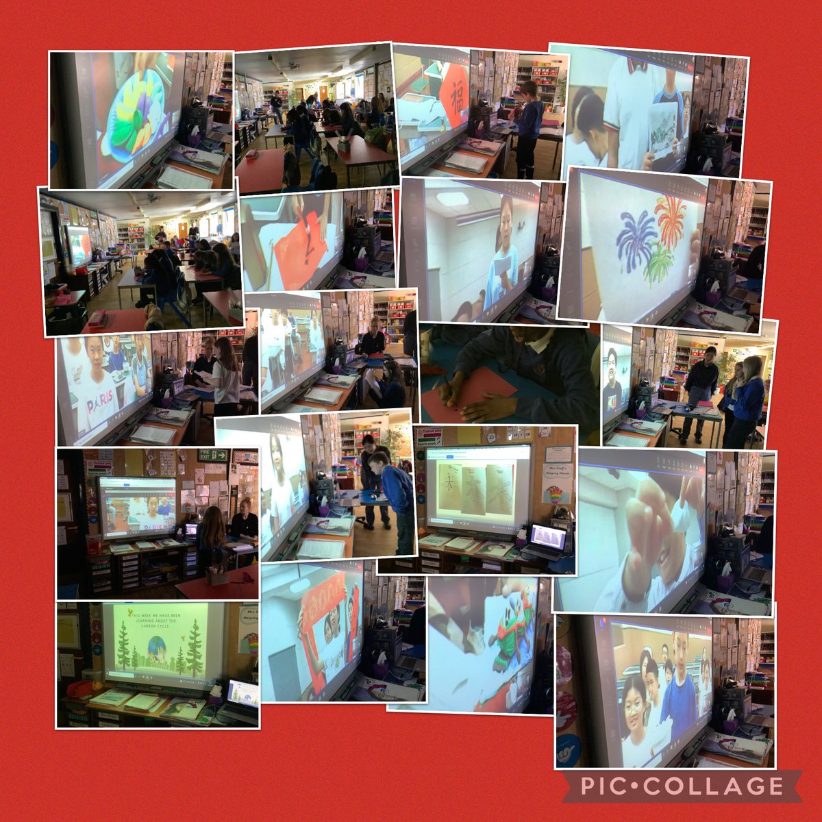 P6 had another fantastic meet with their partner school in China. They shared their research into the carbon cycle. We learnt more about Chinese traditions, how to make dumplings 🥟 and had a very special calligraphy tutorial #EcoLearningPartners @CISSStrathclyde @DanestoneP