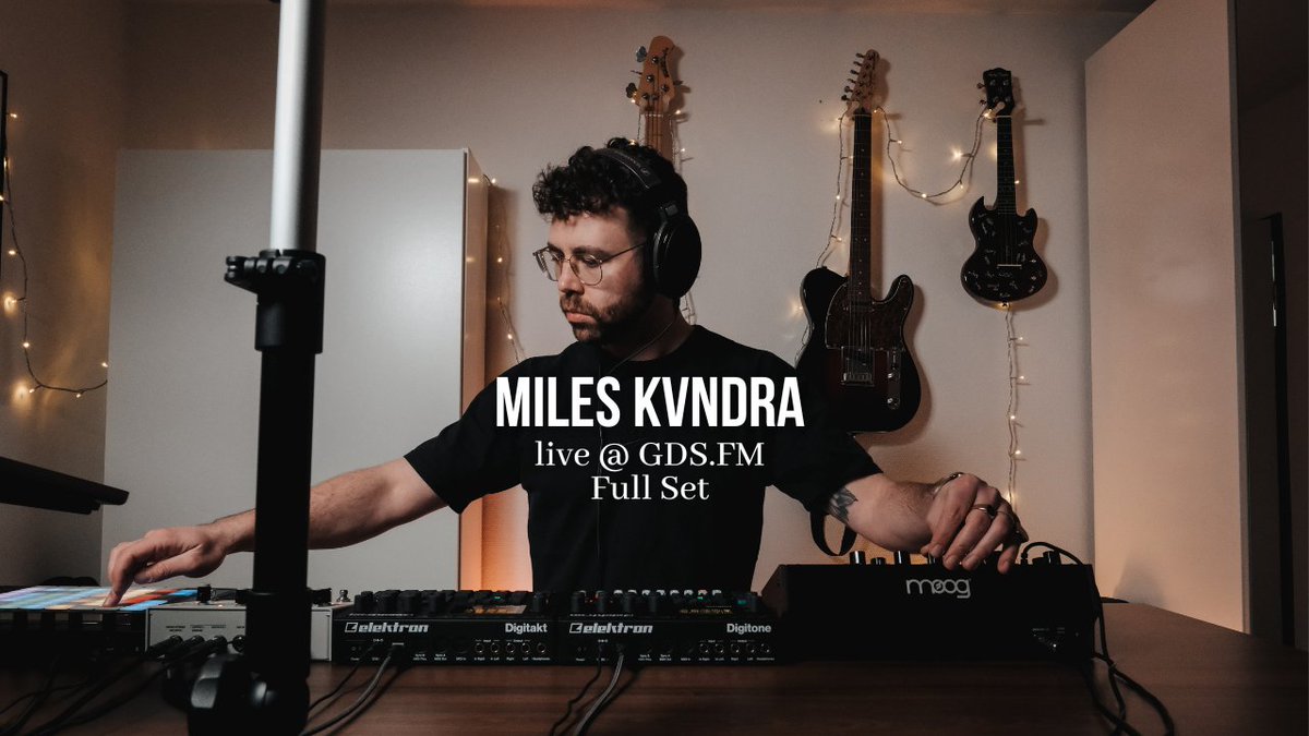NEW LIVE SET FOR GDS.FM OUT TOMORROW - 8pm CEST ON YOUTUBE
I’m thrilled to share my brand new live set I played for GDS.FM which is airing tomorrow on my YouTube channel: youtube.com/watch?v=ZDtF7c…