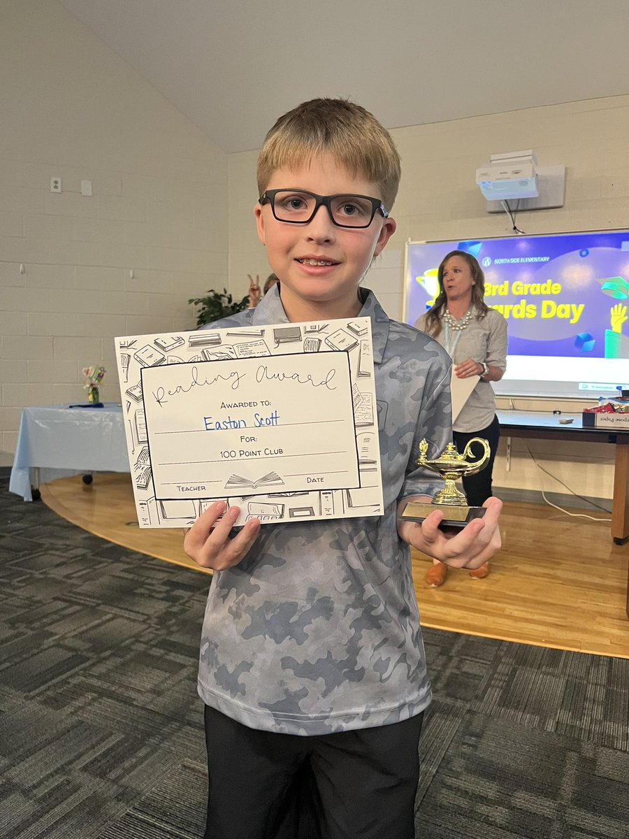 MrsMegan_PreK's tweet photo. Third grade awards day- these kiddos worked extra hard all year! So thankful for them! @RoebkeAmy thanks for loving and teaching my boy! @northside_jcs https://t.co/3h2lMTRlFE