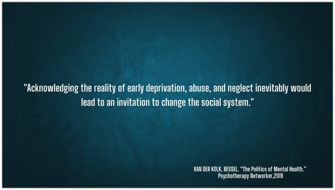 The Politics of Trauma (and why cPTSD will never be in the DSM)
https://www.youtube.com/watch?v=AGjDCU3x-As