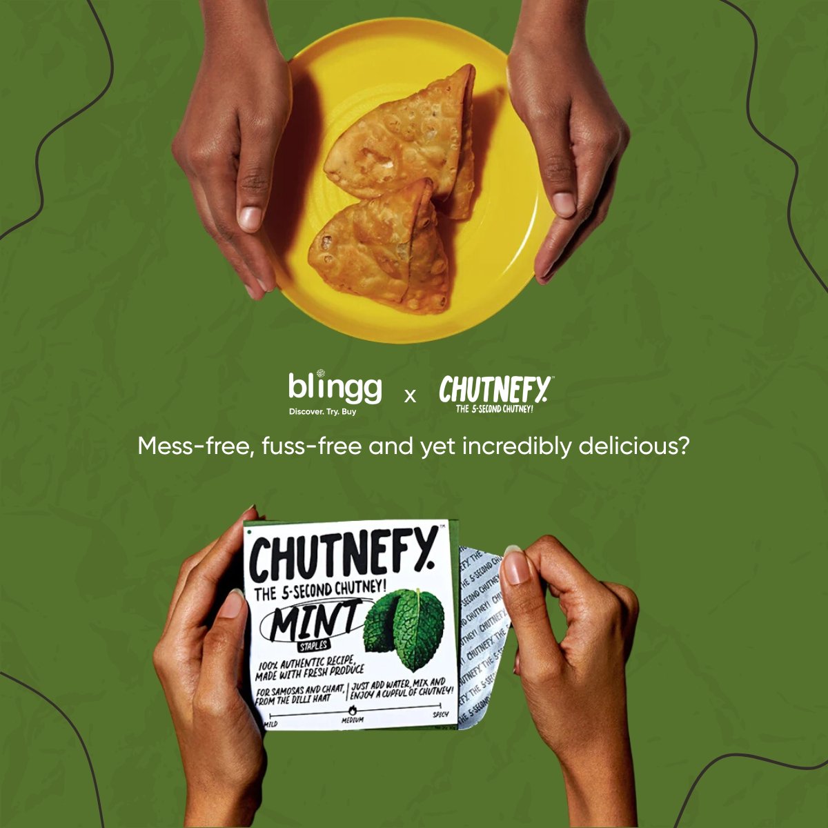 blingg_club's tweet image. Unlock the flavor revolution with #Blinggbox! Fast, easy, and oh-so-tasty chutneys, now FREE with your subscription. Get yours today! #FlavorfulDelights #QuickandDelicious #ChutnefyMagic
