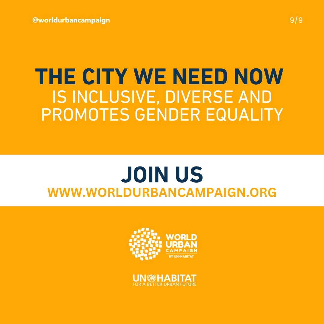 urbancampaign's tweet photo. UN Habitat World Urban Campaign Principle 4 prioritizes creating inclusive cities for all, promoting gender equality in urban planning and decision-making. #TCWNN #wuc #worldurbancampaign https://t.co/7D7P0E8Rsr
