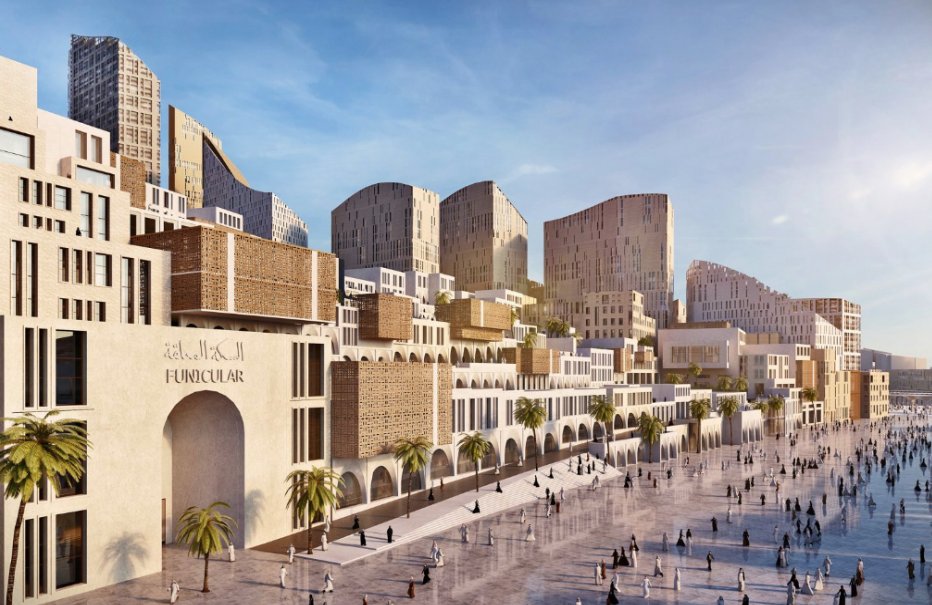 RMJM_'s tweet image. The Rua Al Haram is a mixed-use first-class project on a highly strategic and unique plot of land immediately opposite the Haram Mosque in the holy city of #Makkah, Saudi Arabia, creating a comfortable, fulfilling and memorable visit. #culturalarchitecture #RMJM