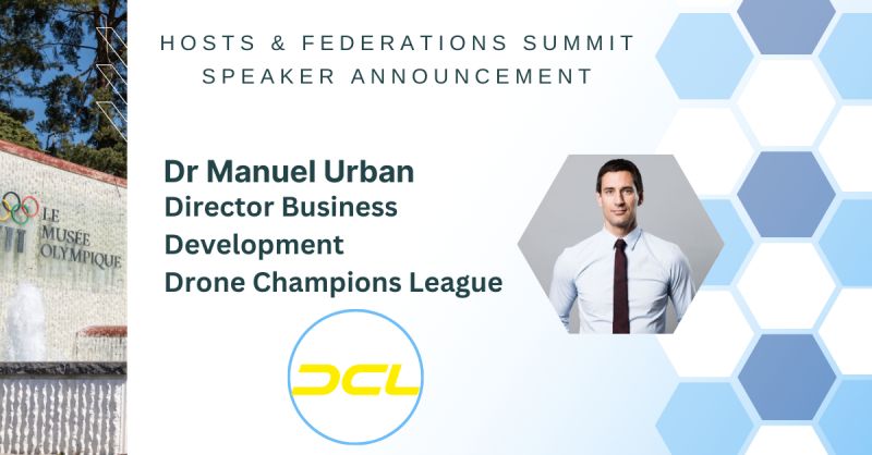 Major_Events's tweet photo. We are delighted that Manuel Urban, the Director for Business Development for the @DroneChampionsL, will discuss commercial opportunities around the competition and how cities can engage with the sport at #HandFS2023.
Secure your place today here: https://t.co/I8TJFiBrdx https://t.co/vCE05XWFuL