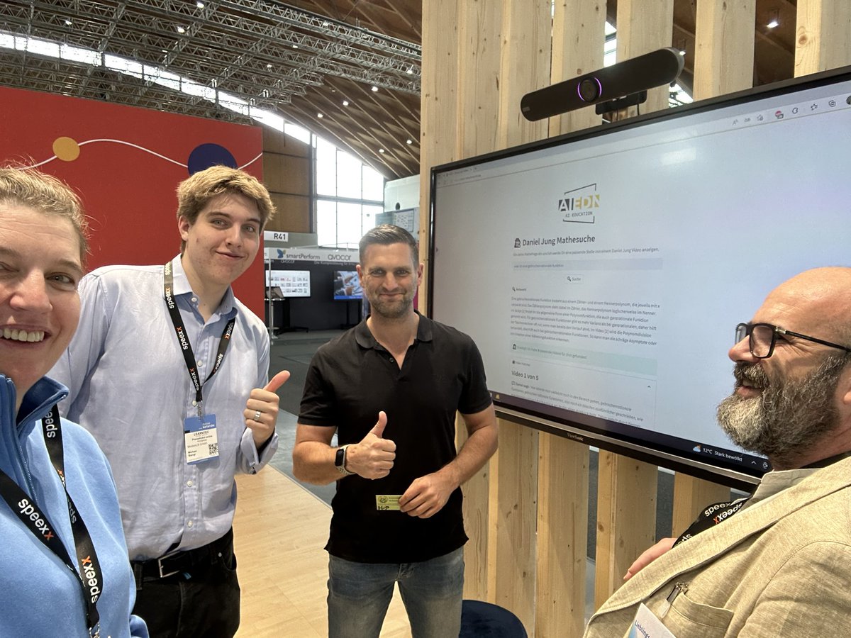 Spannende Gespräche auf der Learntec heute :-)