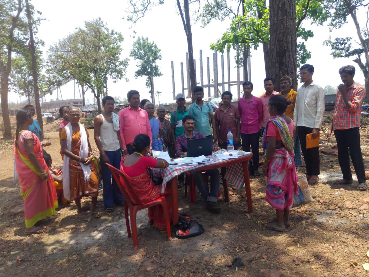 PMKISAN ekyc camp by CSC VLE Krushna chandra Mahanta, Sundargarh, Odisha.