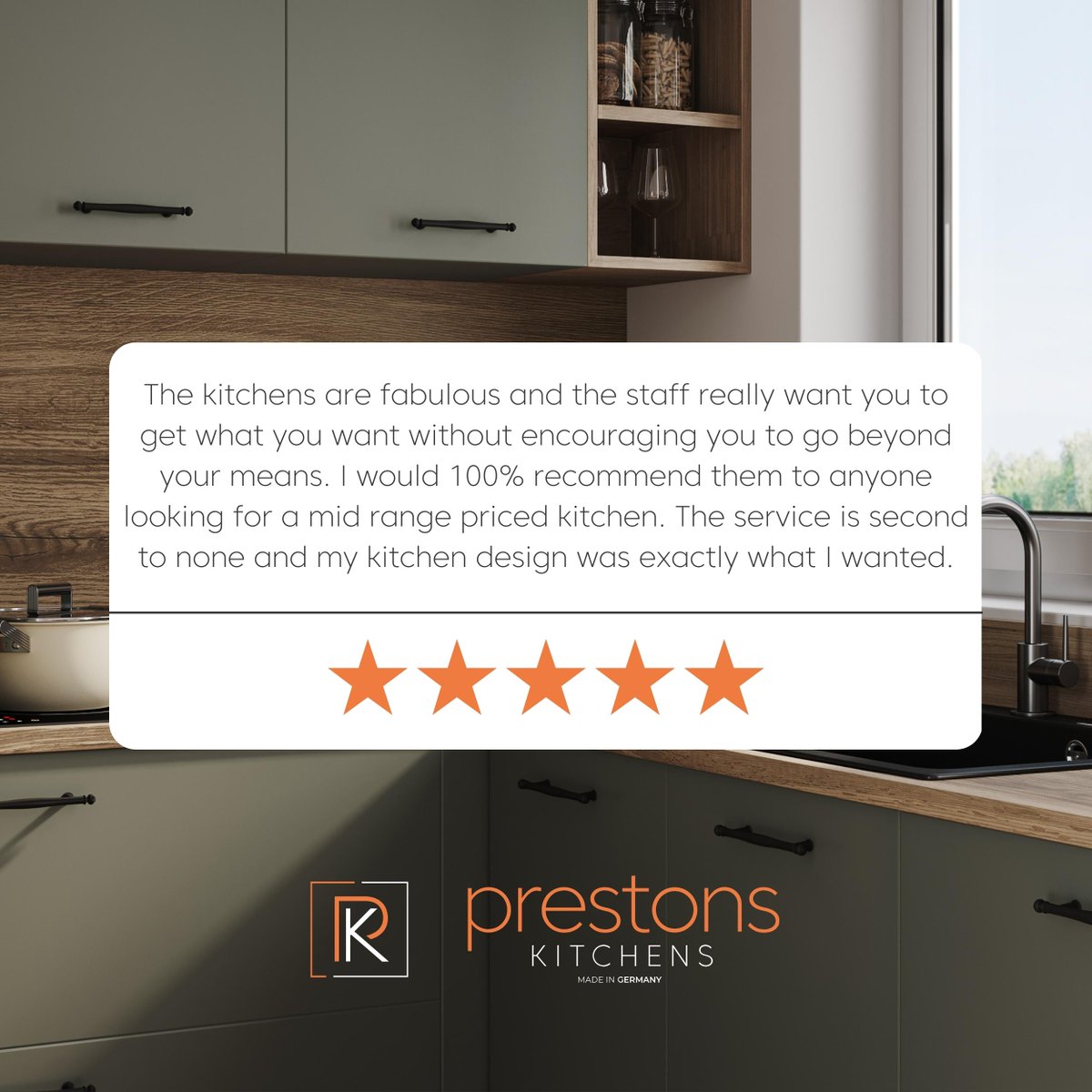 Our service is second to none. Don’t just take our word for it!

Check out all of our Trustpilot reviews
uk.trustpilot.com/review/preston…

Visit our website to learn more
prestonskitchens.co.uk

📍 Prestons Kitchen showrooms
Leeds | Huddersfield | Preston | Stockport