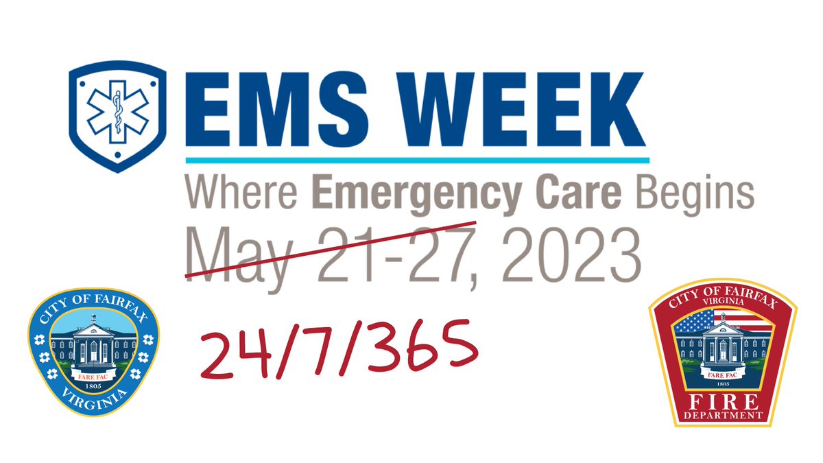 CityofFairfaxFD's tweet photo. What an honor to have been selected as the winner of the @nvemsc #award for #OutstandingEMSAgency this year, especially in the middle of #EMSWeek. ๐ We are even more #honored to #ServeOurCommunity! #ThankYou #NVEMSC @CityofFairfaxVA https://t.co/6R3ECtfvdi