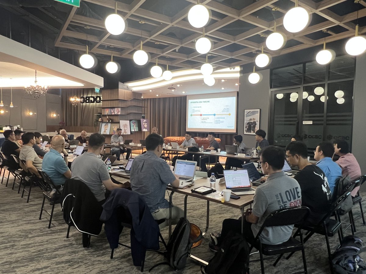 OGBCGroup's tweet photo. Exciting day hosting @openinfradev Asia Meetup and Forum!

It's been an incredible gathering of tech enthusiasts, sharing ideas, and driving open infrastructure innovation at #OGBC.

Check out these snapshots from the event!🔥 https://t.co/qUAga17x1B