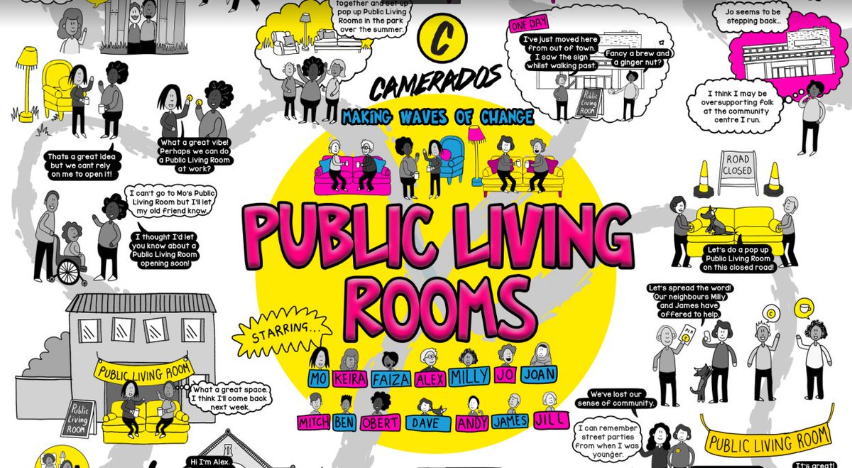 Camerados_org's tweet photo. 🙌 to everyone in the Movement that told us what being a camerado, the principles and public living rooms meant to them. You can find out more about what was learnt here👉https://t.co/9qQMK7xeey @martha_newson @peoplesvoice
#WeAreCamerados
#Learning2022
#MovementStories https://t.co/Co4GubyLpC
