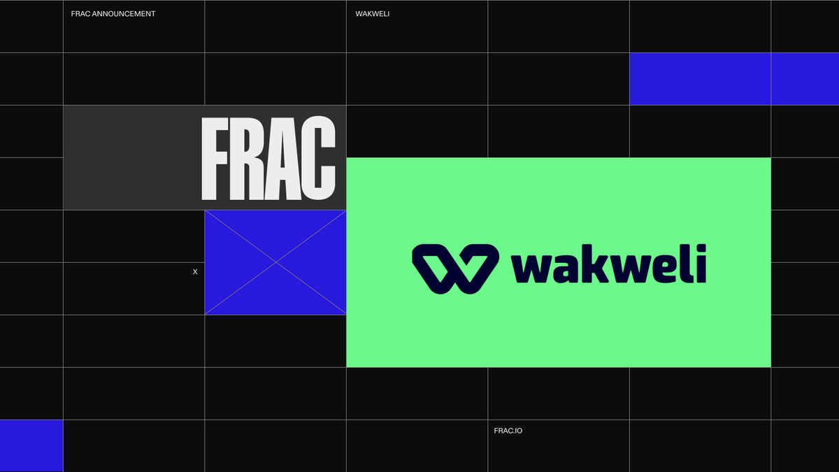Frac_tional's tweet photo. 🚀 Thrilled to announce the partnership of Frac and @WakweliChain!🤝 Together, we're building a #secure tokenized future!⚡️ 

Leveraging Wakweli's innovative decentralized consensus algorithm, we'll issue authenticity certificates for NFTs &amp; RWA ✅. #Partnership https://t.co/BCIPCfBP6b