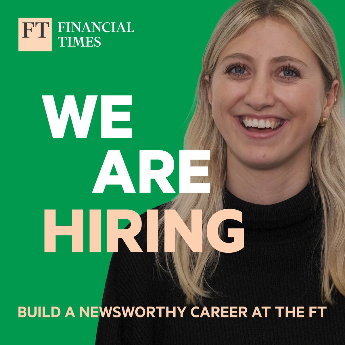 We are looking for a Creative Artworker to join our FT Specialist team in our London office. Check out all the details and apply here: boards.eu.greenhouse.io/financialtimes… #creativejobs #Jobs #artworker #jobsinlondon